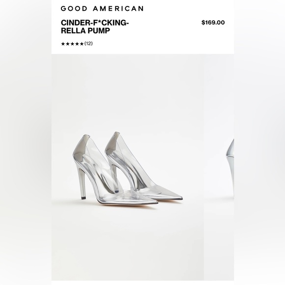 NIB Good American Clear Cinderella Heels Pumps 7.5 Box,Dust Bags Included - Picture 2 of 15